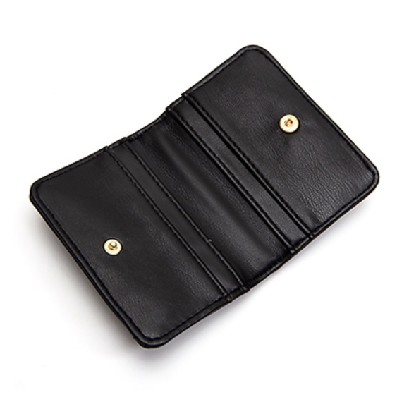 Credit Card Leather Snap Wallet - Picture 3 of 7